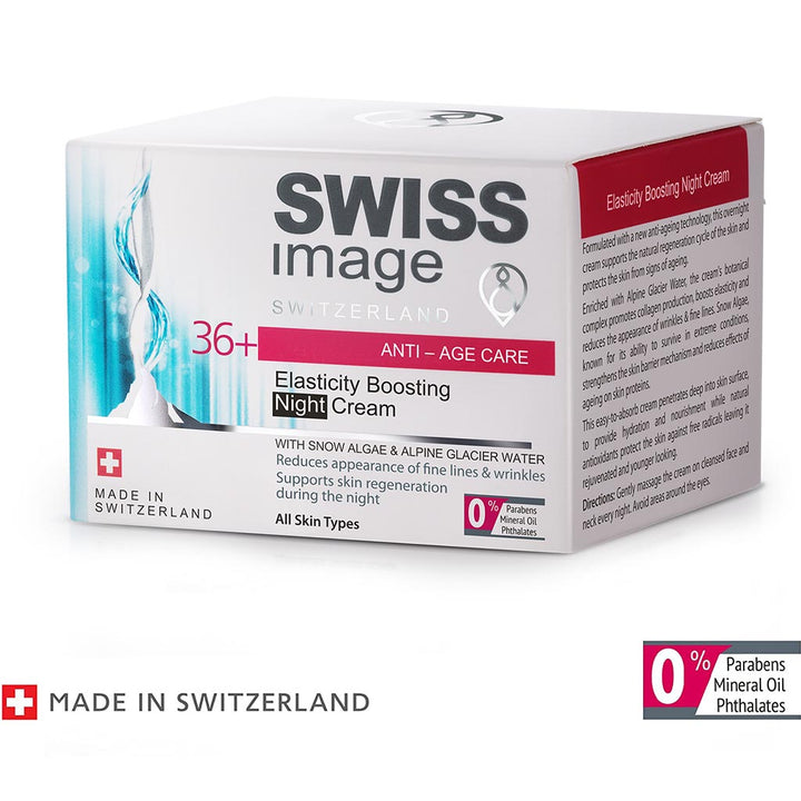 Swiss Image Anti-Age Care 36+ Elasticity Boosting Night Cream 50ml - Easy Pharmacy LLC