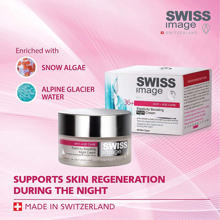 Swiss Image Anti-Age Care 36+ Elasticity Boosting Night Cream 50ml - Easy Pharmacy LLC