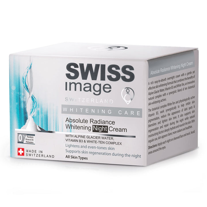 Swiss Image Whitening Care Absolute Radiance Whitening Night Cream 50ml - Easy Pharmacy LLC