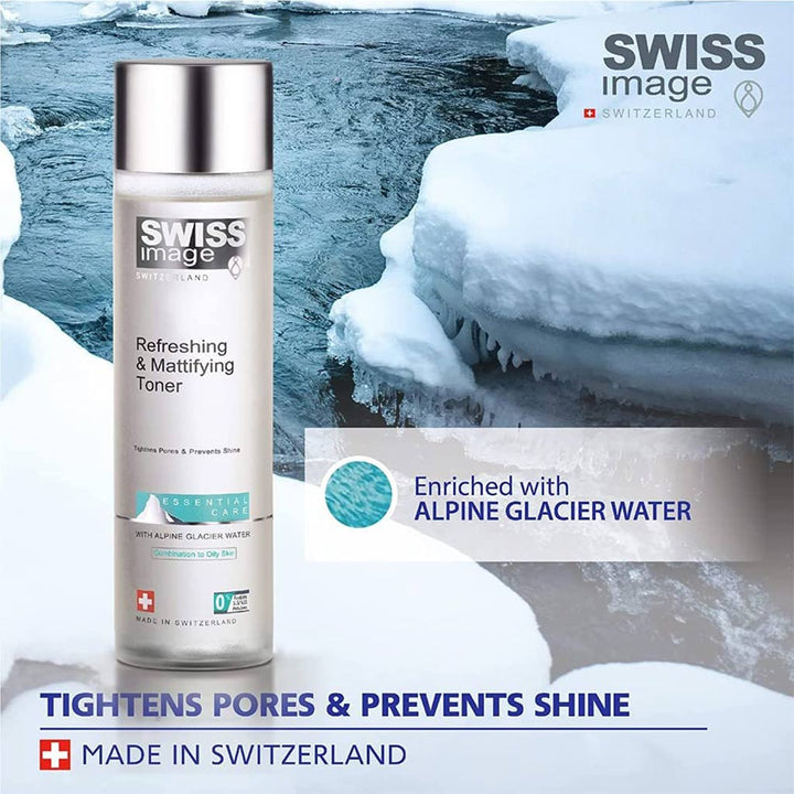 Swiss Image Essential Care Refreshing & Mattifying Toner For Combination To Oily Skin 200ml - Easy Pharmacy LLC