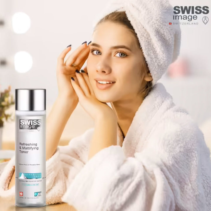 Swiss Image Essential Care Refreshing & Mattifying Toner For Combination To Oily Skin 200ml - Easy Pharmacy LLC