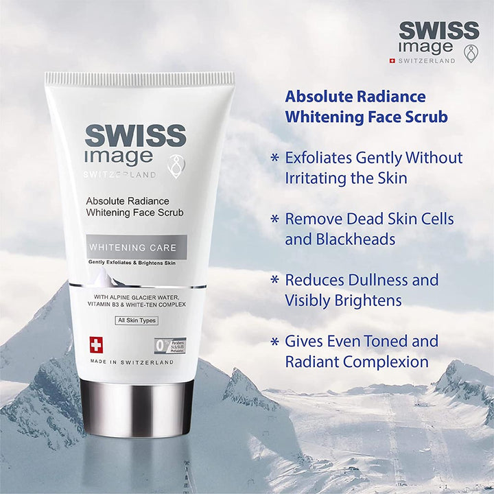Swiss Image Whitening Care Absolute Radiance Face Scrub For All Skin Types 150ml - Easy Pharmacy LLC