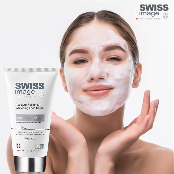Swiss Image Whitening Care Absolute Radiance Face Scrub For All Skin Types 150ml - Easy Pharmacy LLC