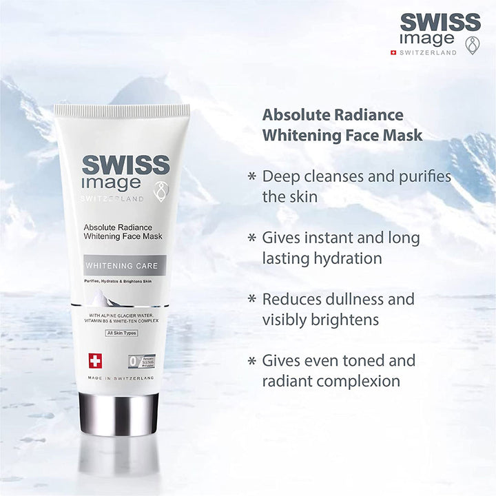 Swiss Image Whitening Care Absolute Radiance Face Mask For All Skin Types 75ml - Easy Pharmacy LLC