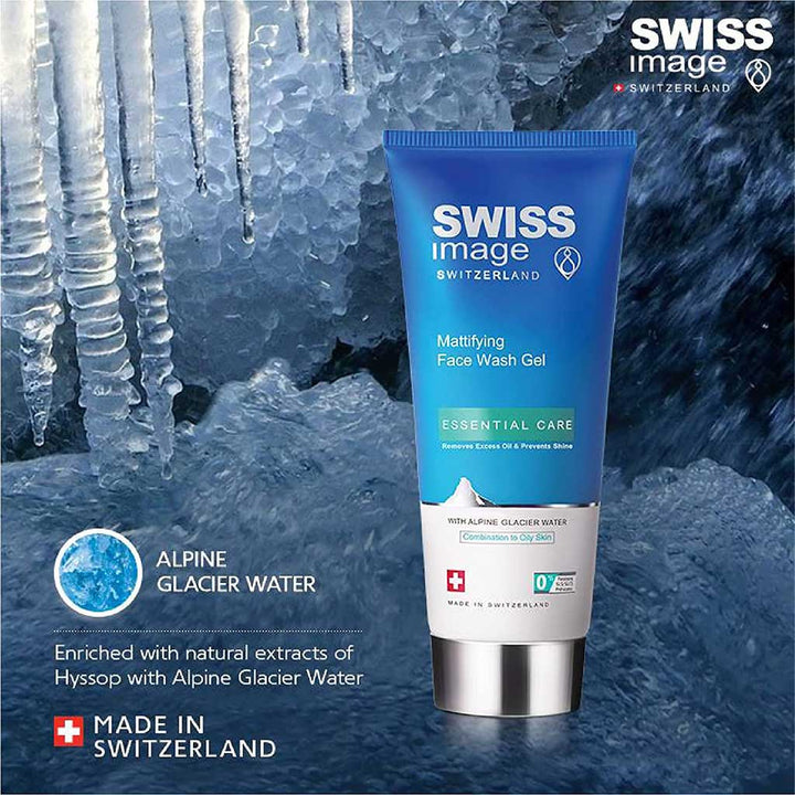 Swiss Image Essential Care Mattifying Face Wash Gel For Combination To Oily Skin 200ml - Easy Pharmacy LLC