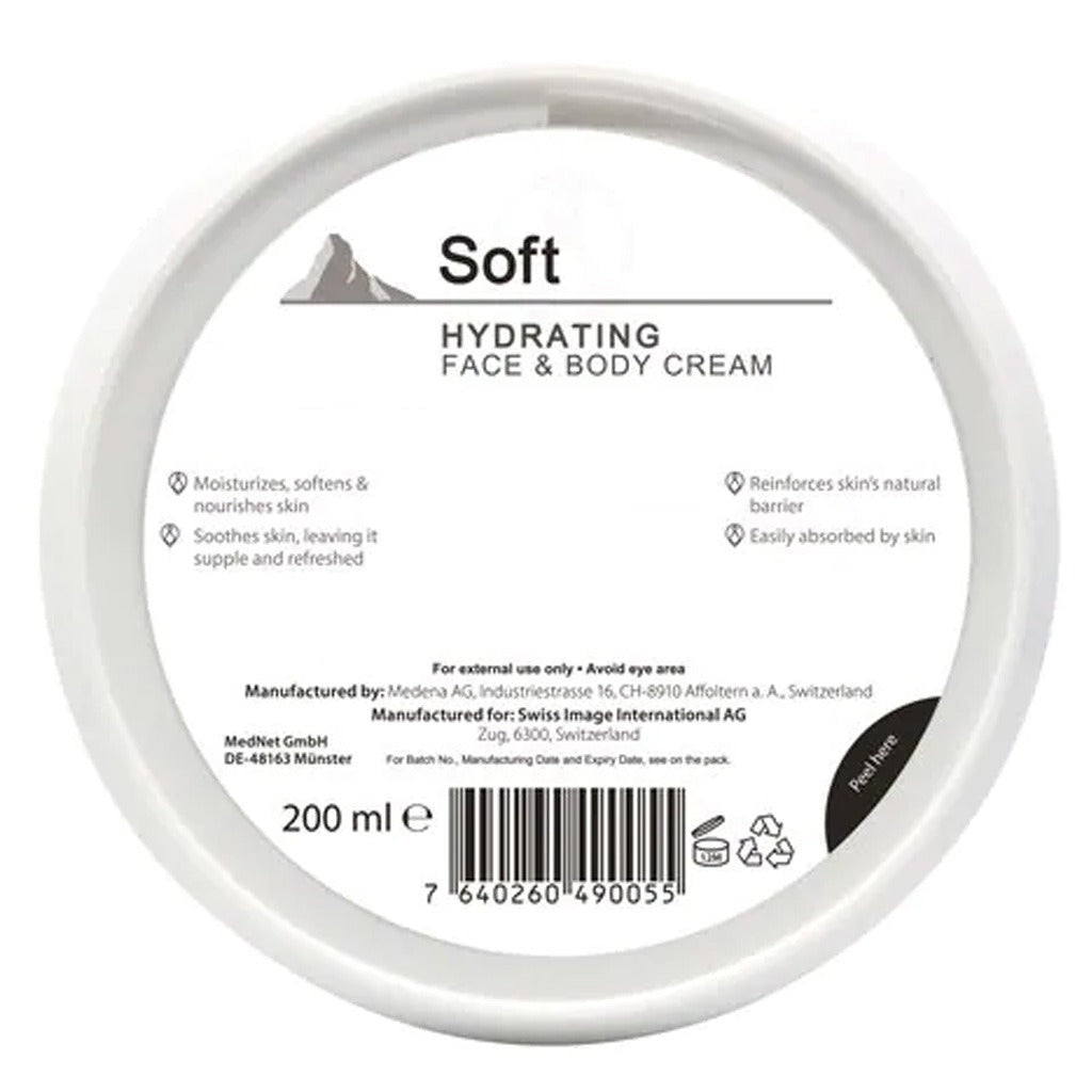 Swiss Image Soft Hydrating Face & Body Cream 200ml - Easy Pharmacy LLC