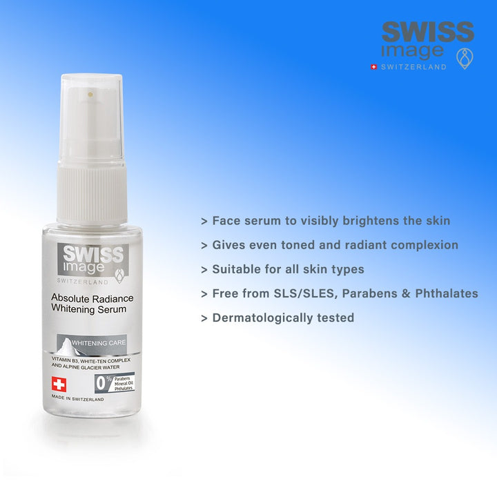 Swiss Image Whitening Care Absolute Radiance Whitening Serum For All Skin Types 30ml - Easy Pharmacy LLC