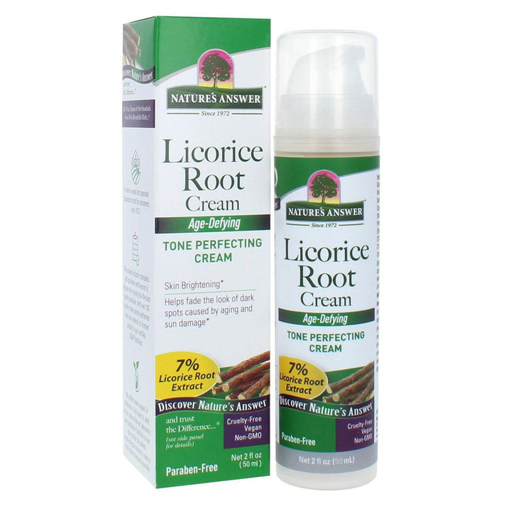 Nature's Answer Age-Defying Tone Perfecting Licorice Root Cream For Skin Brightening 60ml - Easy Pharmacy LLC