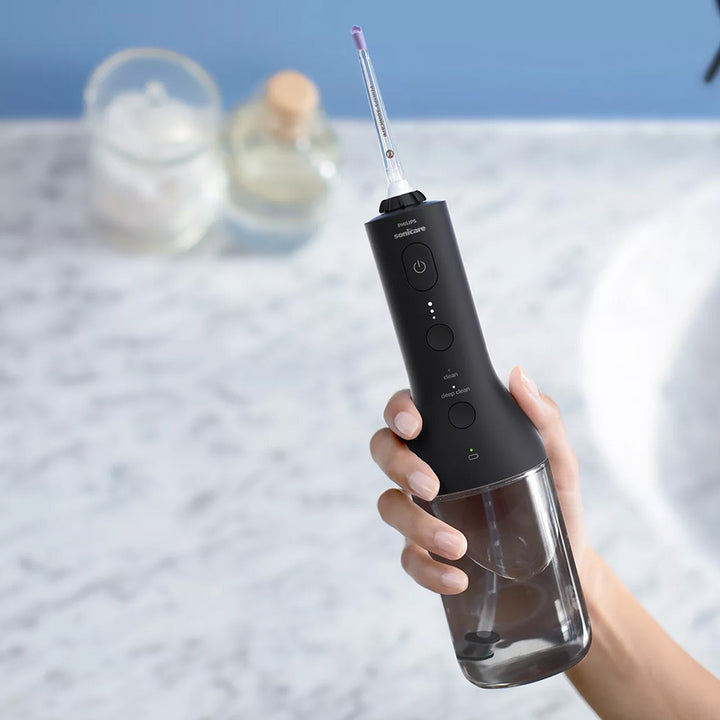 Philips Sonicare Cordless Power Flosser 3000, Black HX3806/33 - Easy Pharmacy LLC