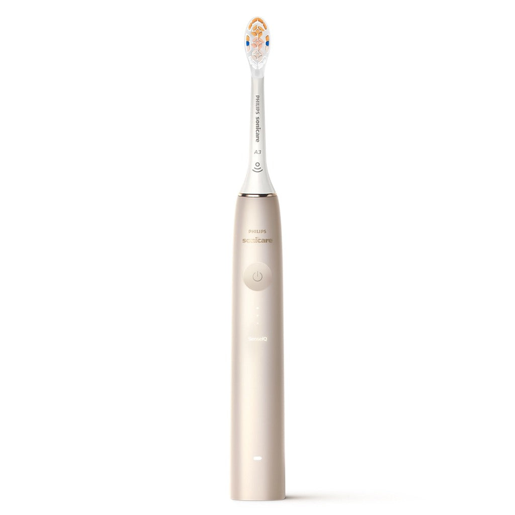 Philips Sonicare 9900 Prestige Rechargeable Electric Power Toothbrush With SenseIQ & AI-Powered Sonicare App, Colour Champagne - HX9992/21, Certified UAE 3 Pin - Easy Pharmacy LLC
