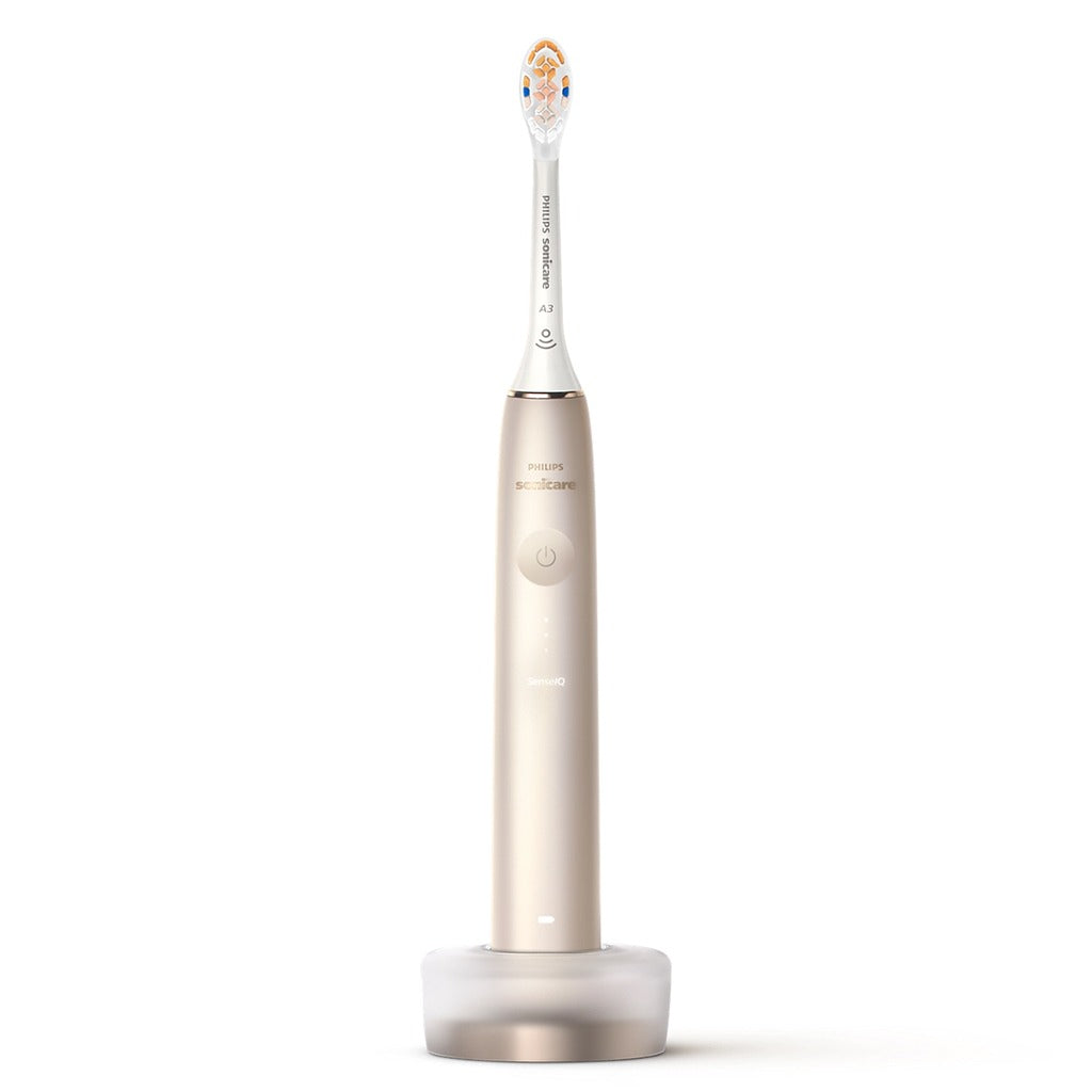 Philips Sonicare 9900 Prestige Rechargeable Electric Power Toothbrush With SenseIQ & AI-Powered Sonicare App, Colour Champagne - HX9992/21, Certified UAE 3 Pin - Easy Pharmacy LLC