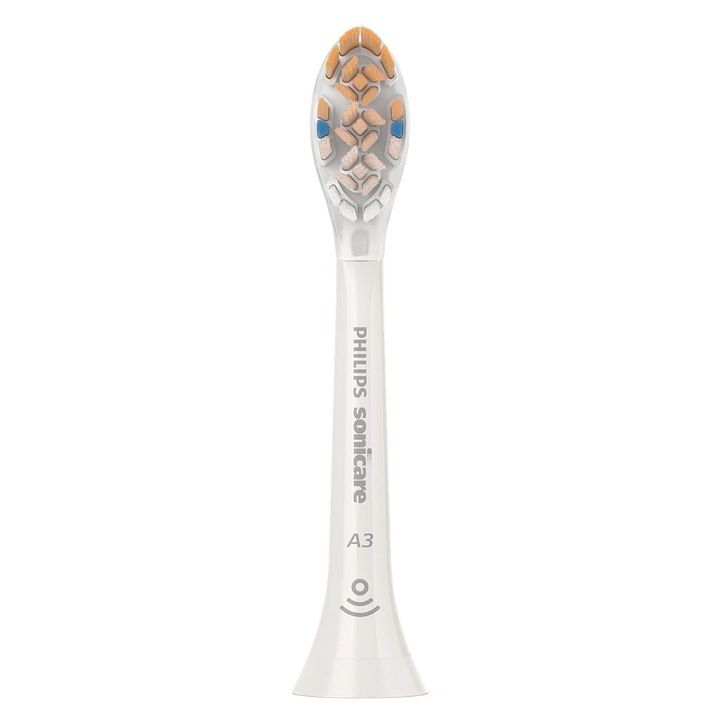 Philips Sonicare A3 Premium All-In-One Standard sonic toothbrush heads, White Brush Heads HX9092/67, Pack of 2's - Easy Pharmacy LLC