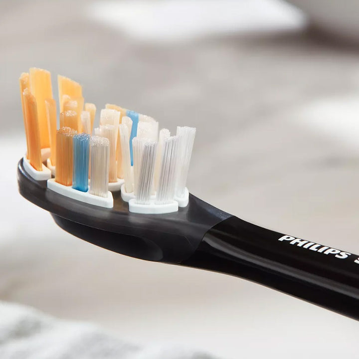 Philips Sonicare A3 Premium All-In-One Standard sonic toothbrush heads, Black Brush Heads HX9092/96, Pack of 2's - Easy Pharmacy LLC