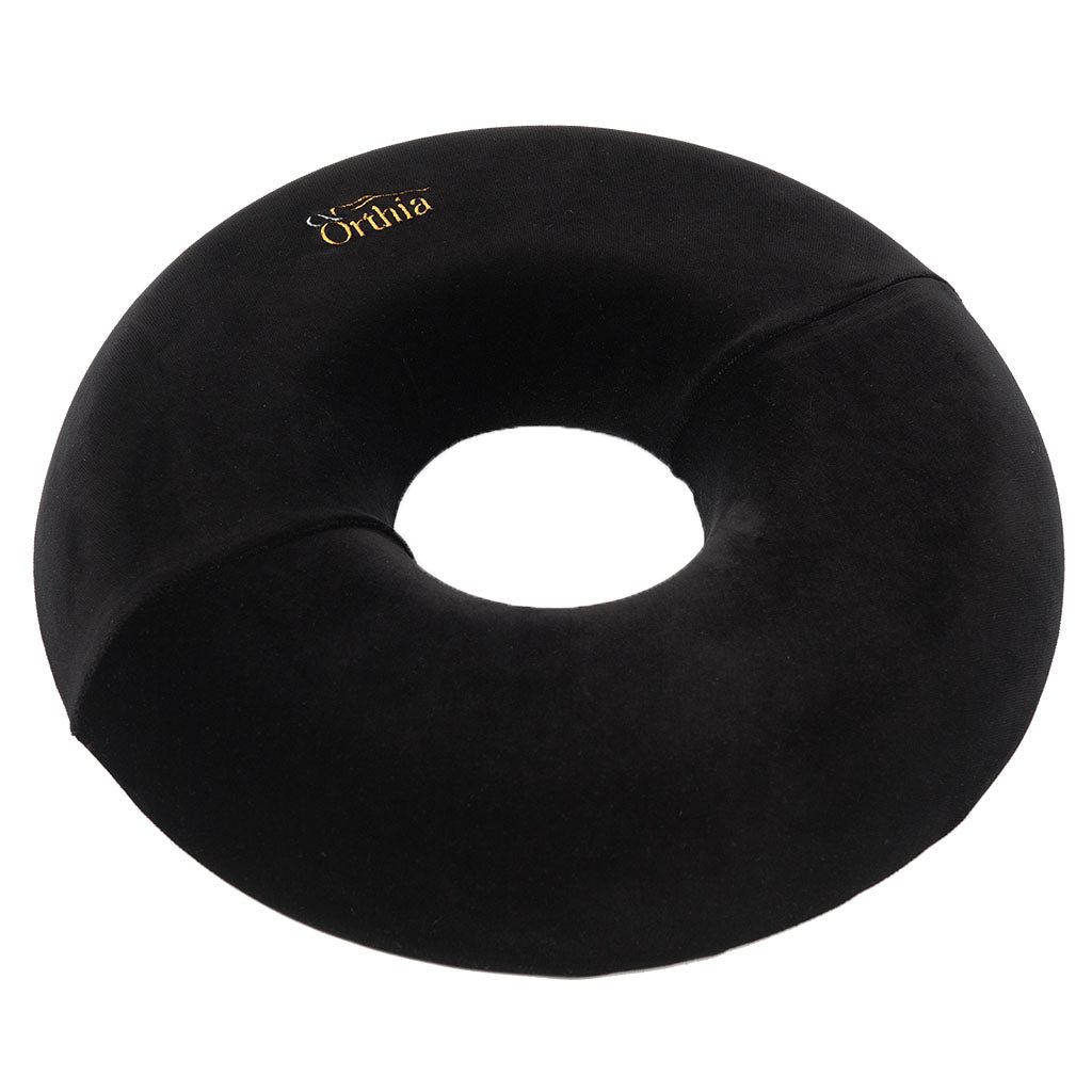 Orthia Premium Round Cushion - Black Velvet, Pack of 1's - Easy Pharmacy LLC