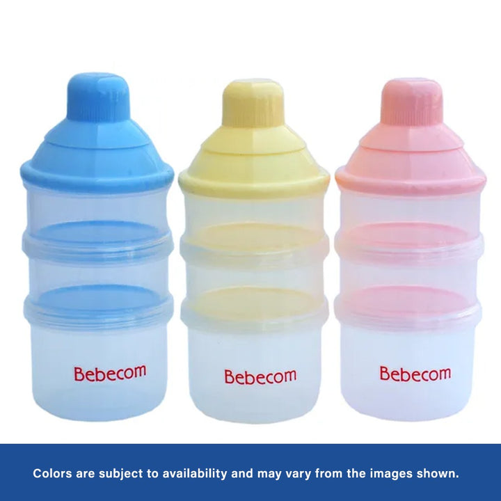 Bebecom Three Layers Milk Powder Case, Assorted Colours - Easy Pharmacy LLC