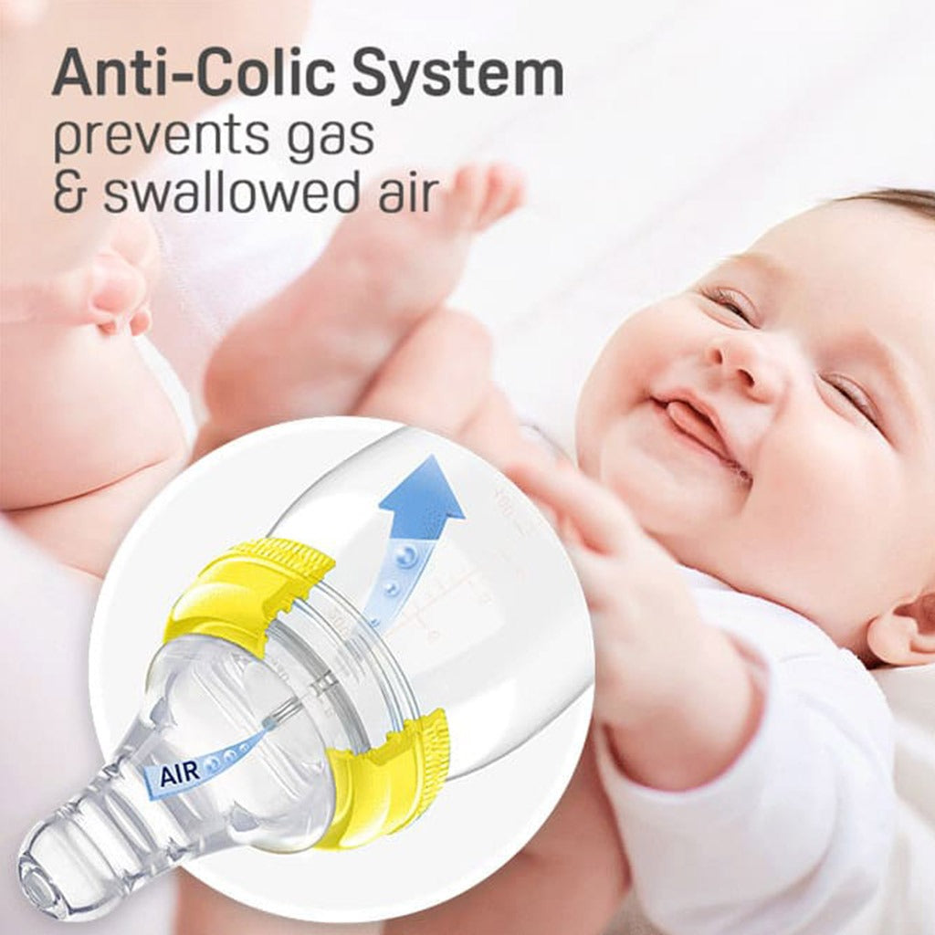 Pigeon Plastic Feeding Bottle For Babies With White Cap 120ml - Assorted KP-4 - Easy Pharmacy LLC