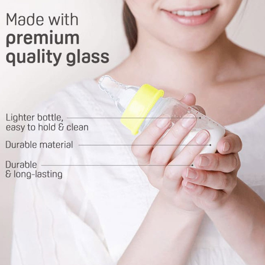 Pigeon Plastic Feeding Bottle For Babies With White Cap 120ml - Assorted KP-4 - Easy Pharmacy LLC