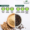 Dabur Botanica Ashwagandha Capsule With Black Pepper Extract For Immunity, Pack of 60's