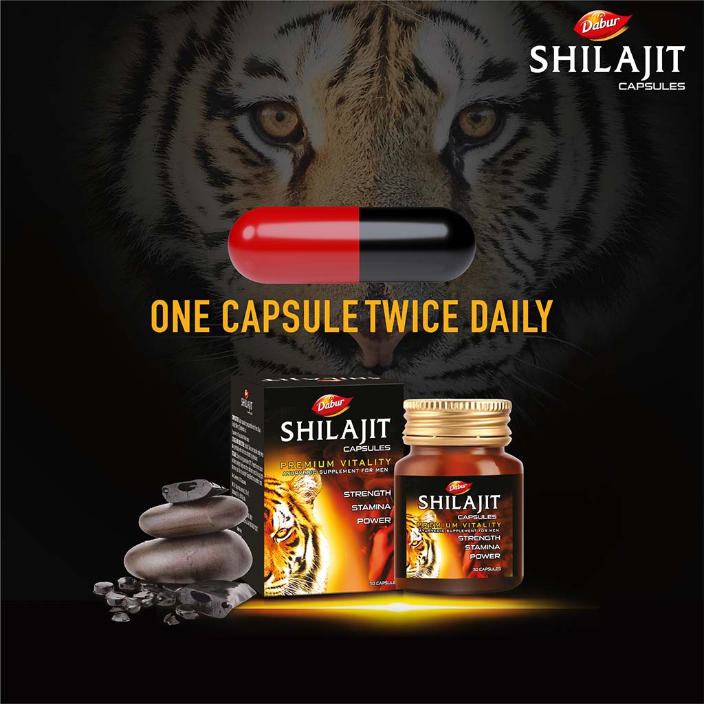 Dabur Shilajit Capsules For Vigour And Health, Pack of 30's - Easy Pharmacy LLC
