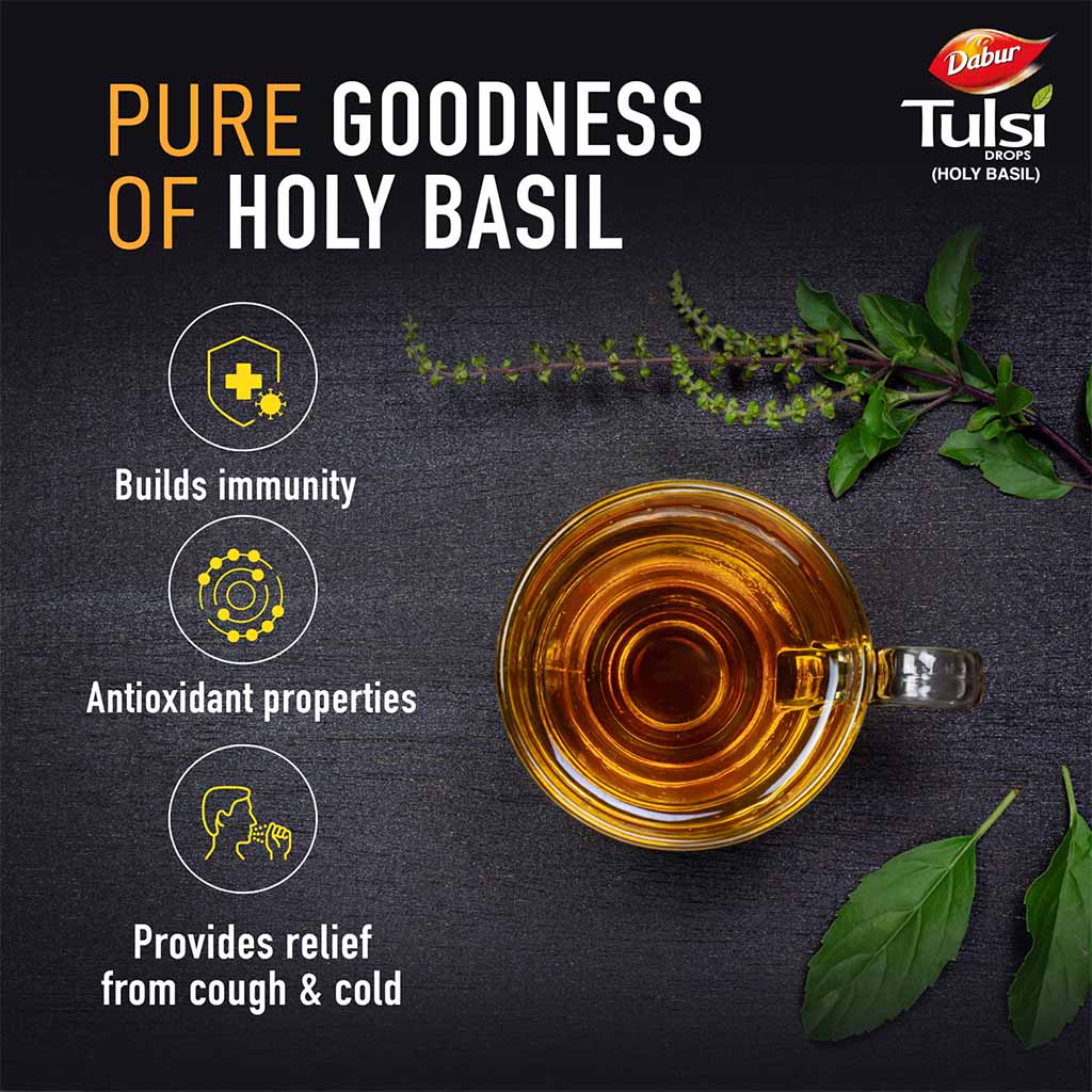 Dabur 100% Ayurvedic Tulsi Drops Immunity Booster 30ml - Easy Pharmacy LLC