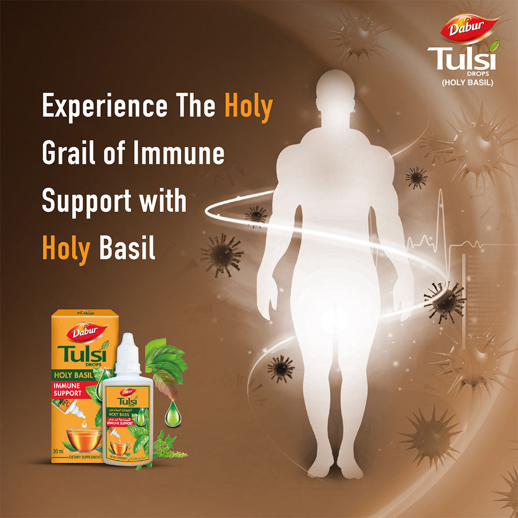 Dabur 100% Ayurvedic Tulsi Drops Immunity Booster 30ml - Easy Pharmacy LLC