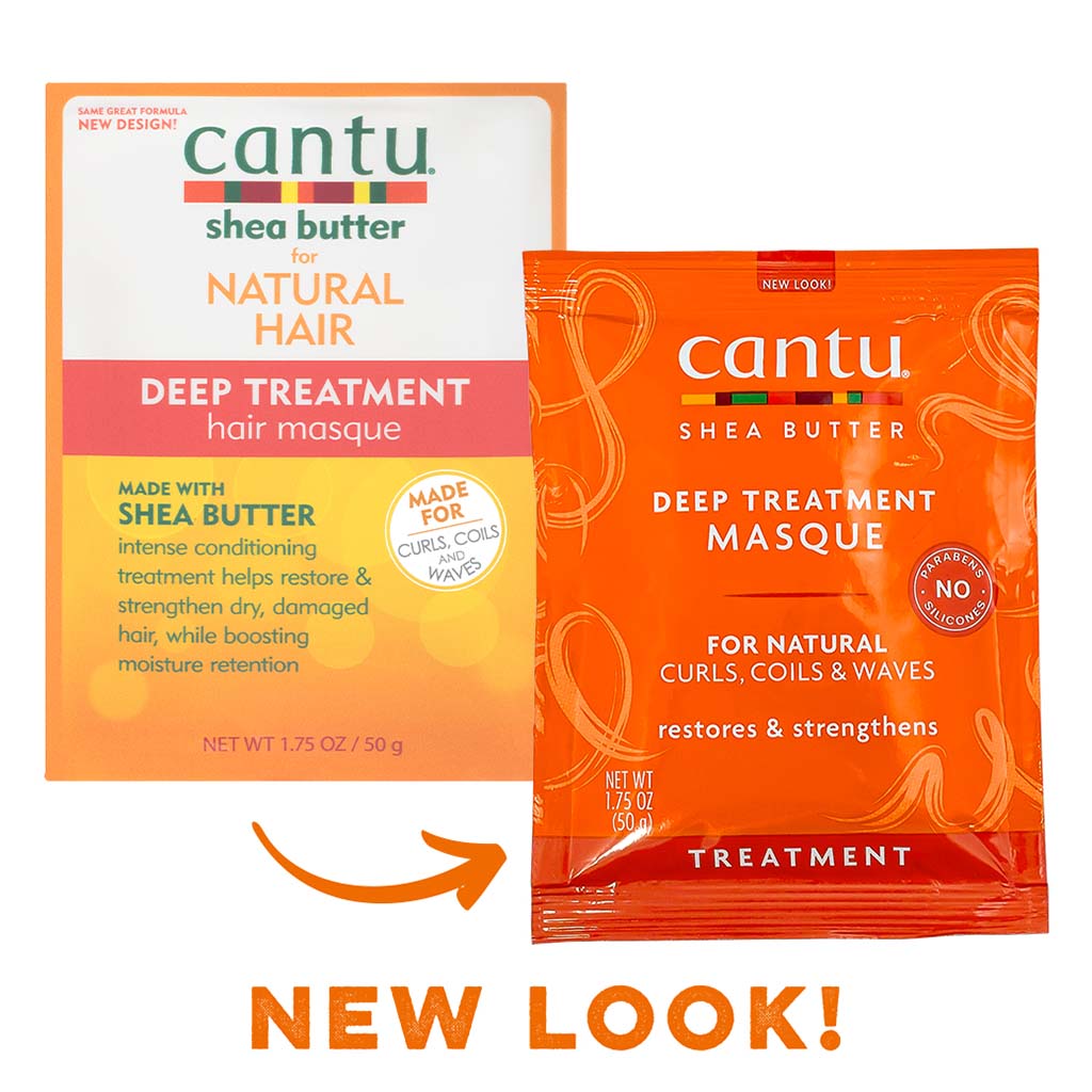 Cantu Shea Butter Deep Treatment Hair Masque For Natural Coils, Curls & Waves 50g - Easy Pharmacy LLC