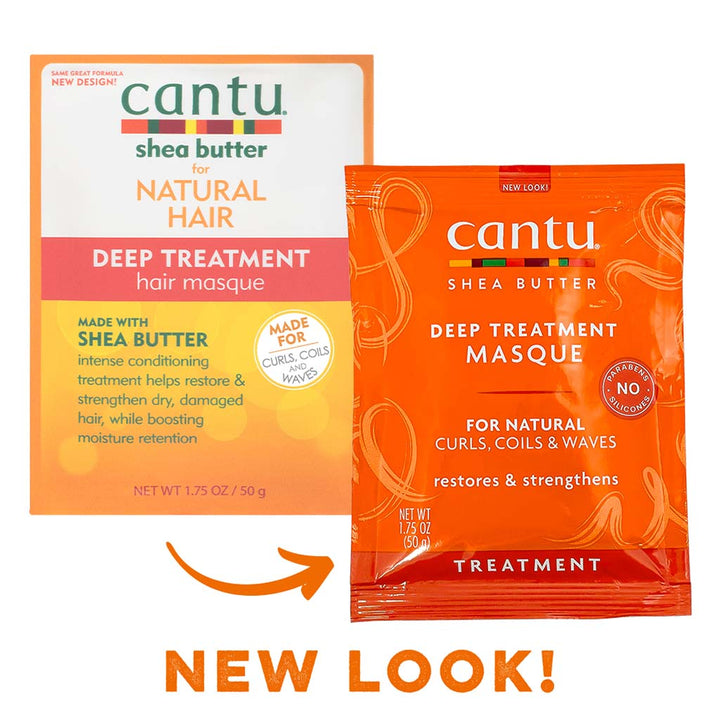 Cantu Shea Butter Deep Treatment Hair Masque For Natural Coils, Curls & Waves 50g - Easy Pharmacy LLC