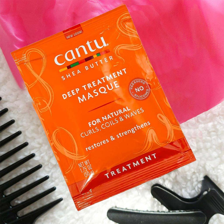 Cantu Shea Butter Deep Treatment Hair Masque For Natural Coils, Curls & Waves 50g - Easy Pharmacy LLC