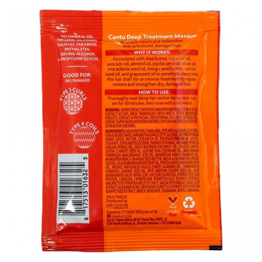 Cantu Shea Butter Deep Treatment Hair Masque For Natural Coils, Curls & Waves 50g - Easy Pharmacy LLC