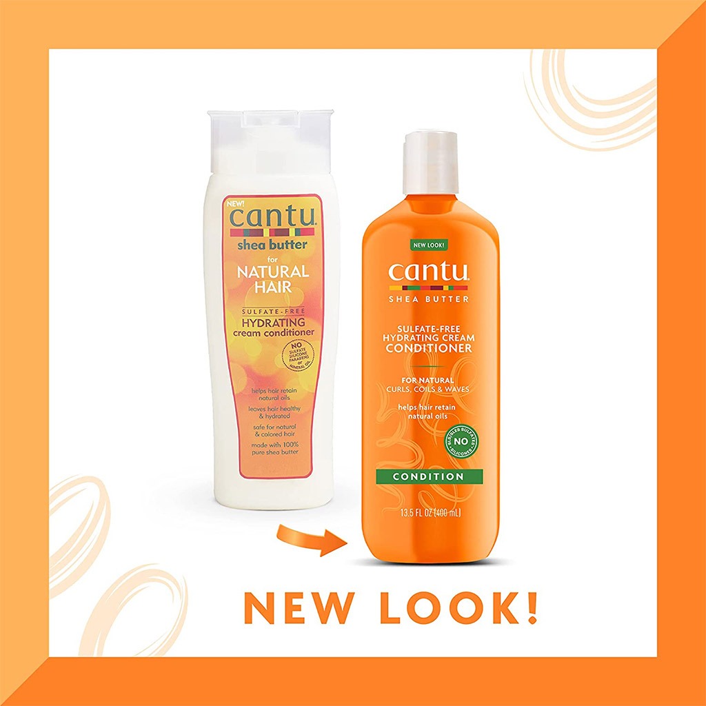 Cantu Natural Hair Sulfate Free Hydrating Cream Conditioner With Shea Butter 400ml - Easy Pharmacy LLC