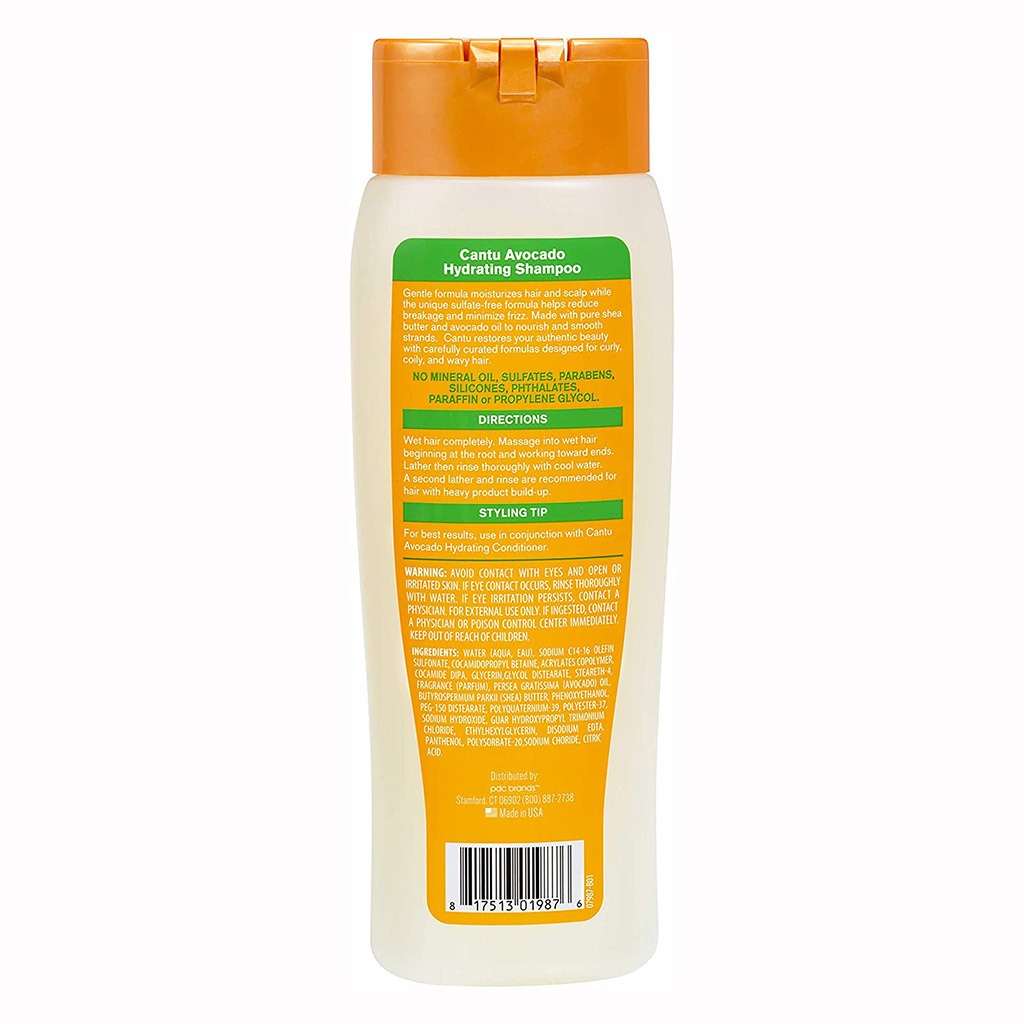 Cantu Avocado Oil & Shea Butter Hydrating Shampoo For Dry & Brittle Hair 400ml - Easy Pharmacy LLC