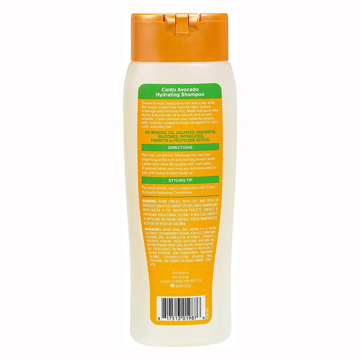 Cantu Avocado Oil & Shea Butter Hydrating Shampoo For Dry & Brittle Hair 400ml - Easy Pharmacy LLC