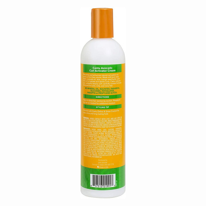 Cantu Avocado Hydrating Silicone Free Curl Activator For Frizz Free Curls 355ml - Easy Pharmacy LLC