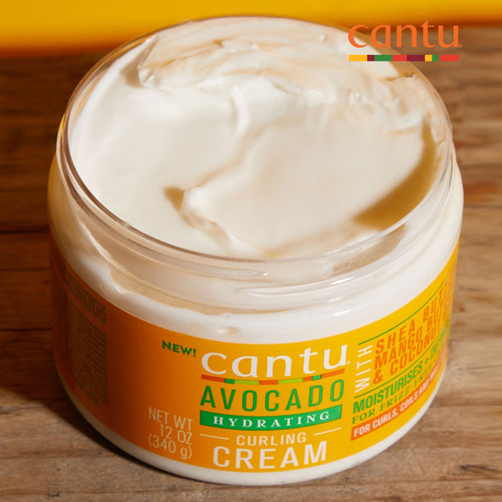 Cantu Avocado Hydrating Curling Cream For Frizz Free Curls 340g - Easy Pharmacy LLC