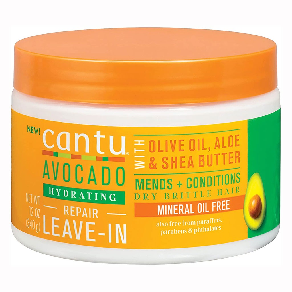 Cantu Avocado Hydrating Mineral Oil Free Repair Leave-In Cream For Dry & Brittle Hair 340g - Easy Pharmacy LLC