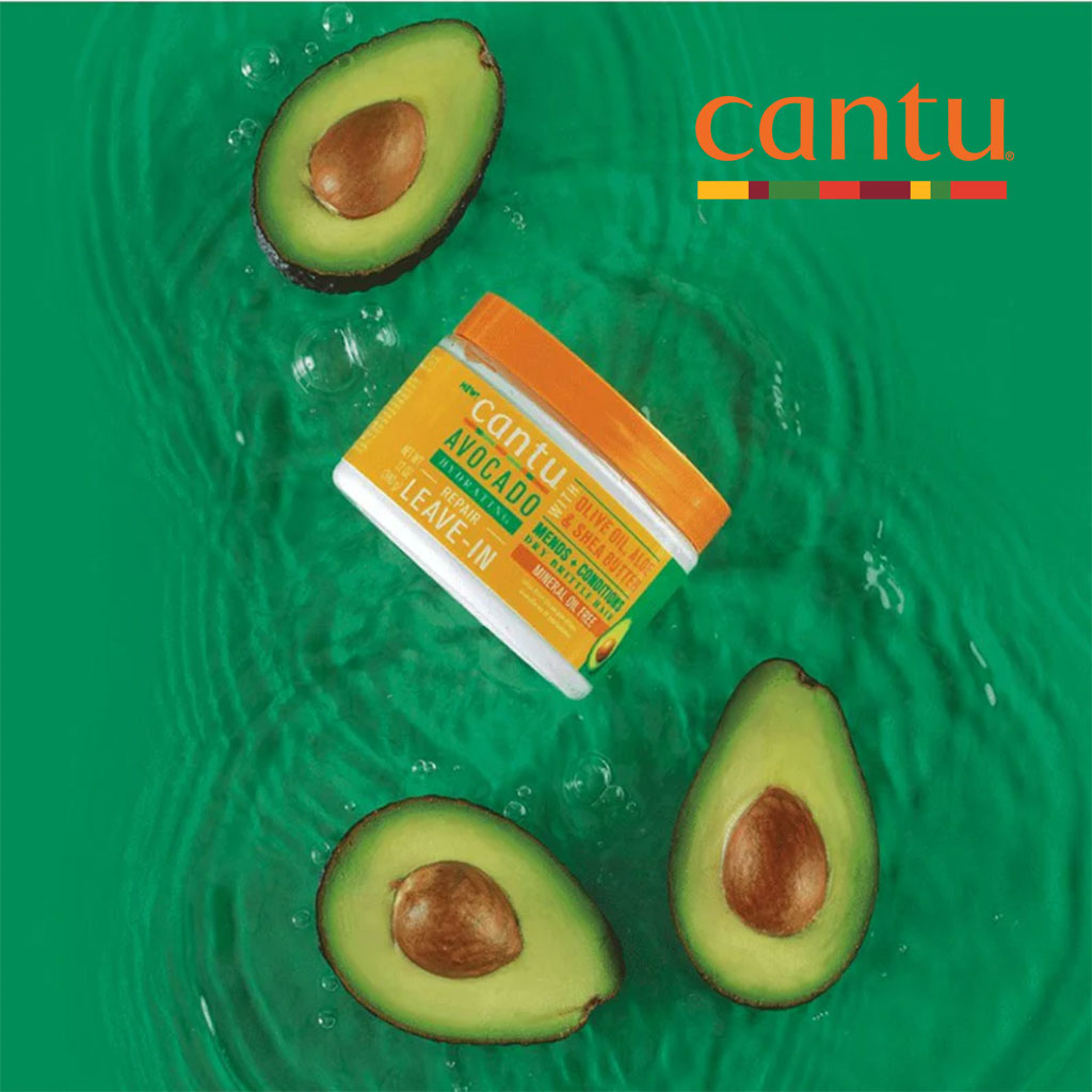 Cantu Avocado Hydrating Mineral Oil Free Repair Leave-In Cream For Dry & Brittle Hair 340g - Easy Pharmacy LLC