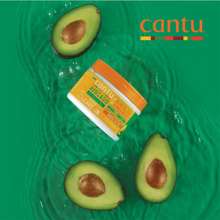 Cantu Avocado Hydrating Mineral Oil Free Repair Leave-In Cream For Dry & Brittle Hair 340g - Easy Pharmacy LLC
