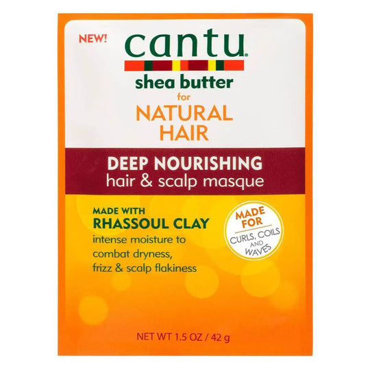 Cantu Natural Hair Deep Nourishing Hair Masque With Rhassoul Clay 42g