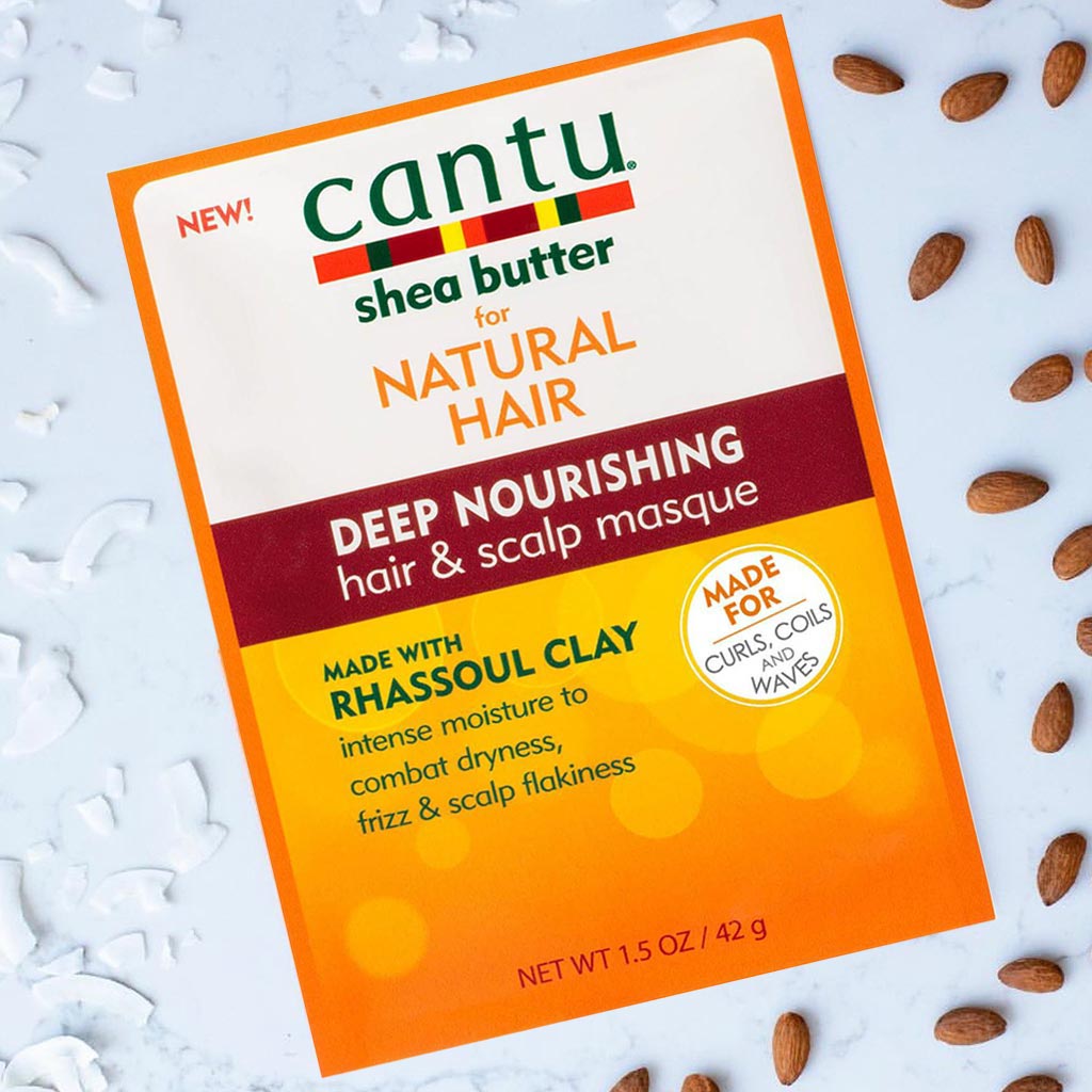 Cantu Natural Hair Deep Nourishing Hair Masque With Rhassoul Clay 42g - Easy Pharmacy LLC