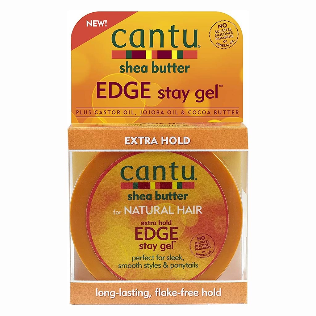 Cantu Natural Hair Extra Hold Edge Stay Hair Gel With Shea Butter 64g - Easy Pharmacy LLC