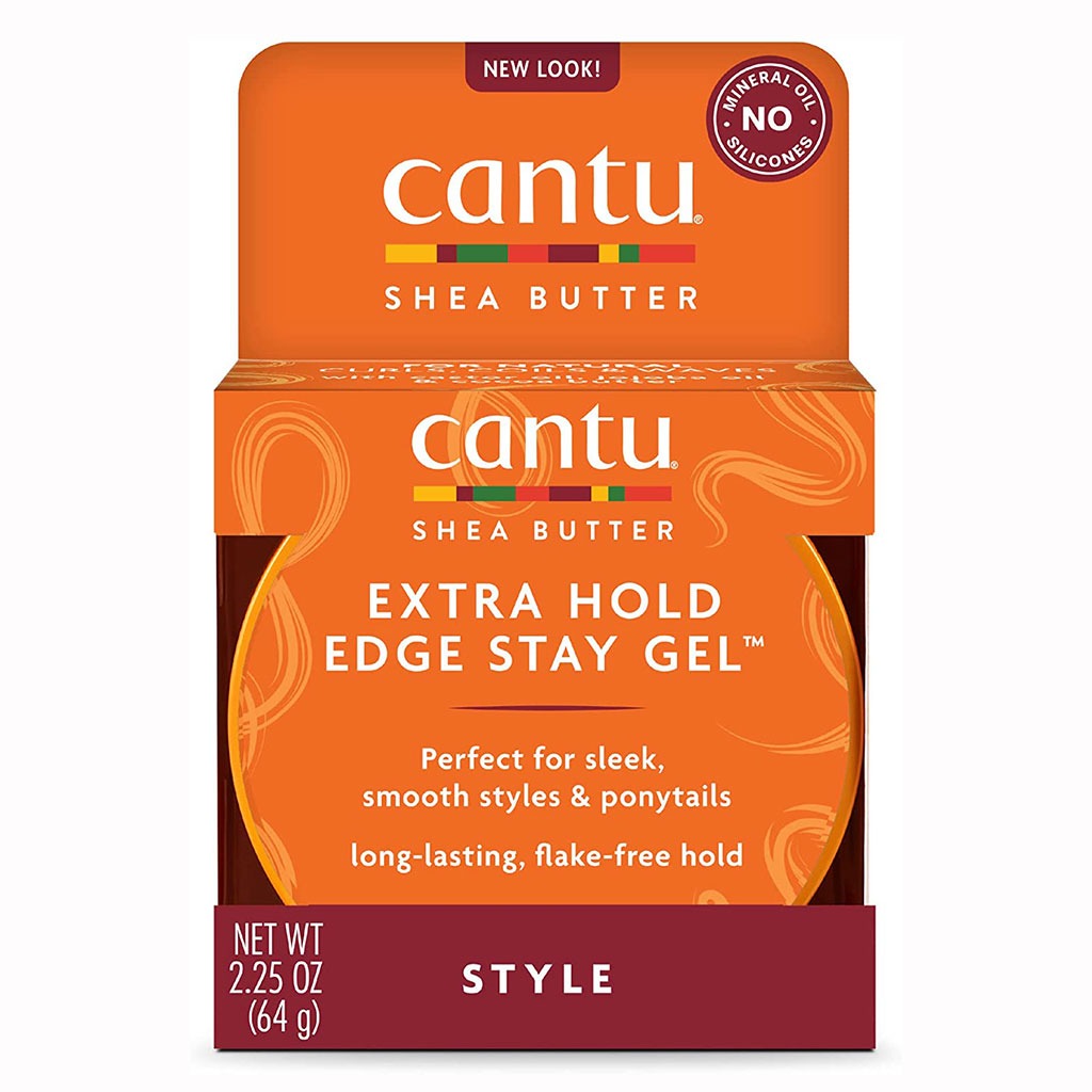 Cantu Natural Hair Extra Hold Edge Stay Hair Gel With Shea Butter 64g - Easy Pharmacy LLC