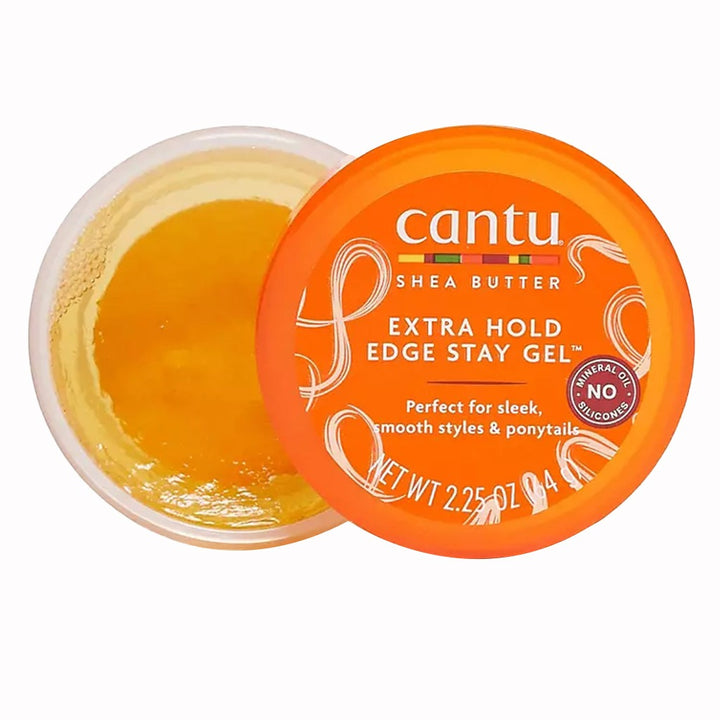Cantu Natural Hair Extra Hold Edge Stay Hair Gel With Shea Butter 64g - Easy Pharmacy LLC