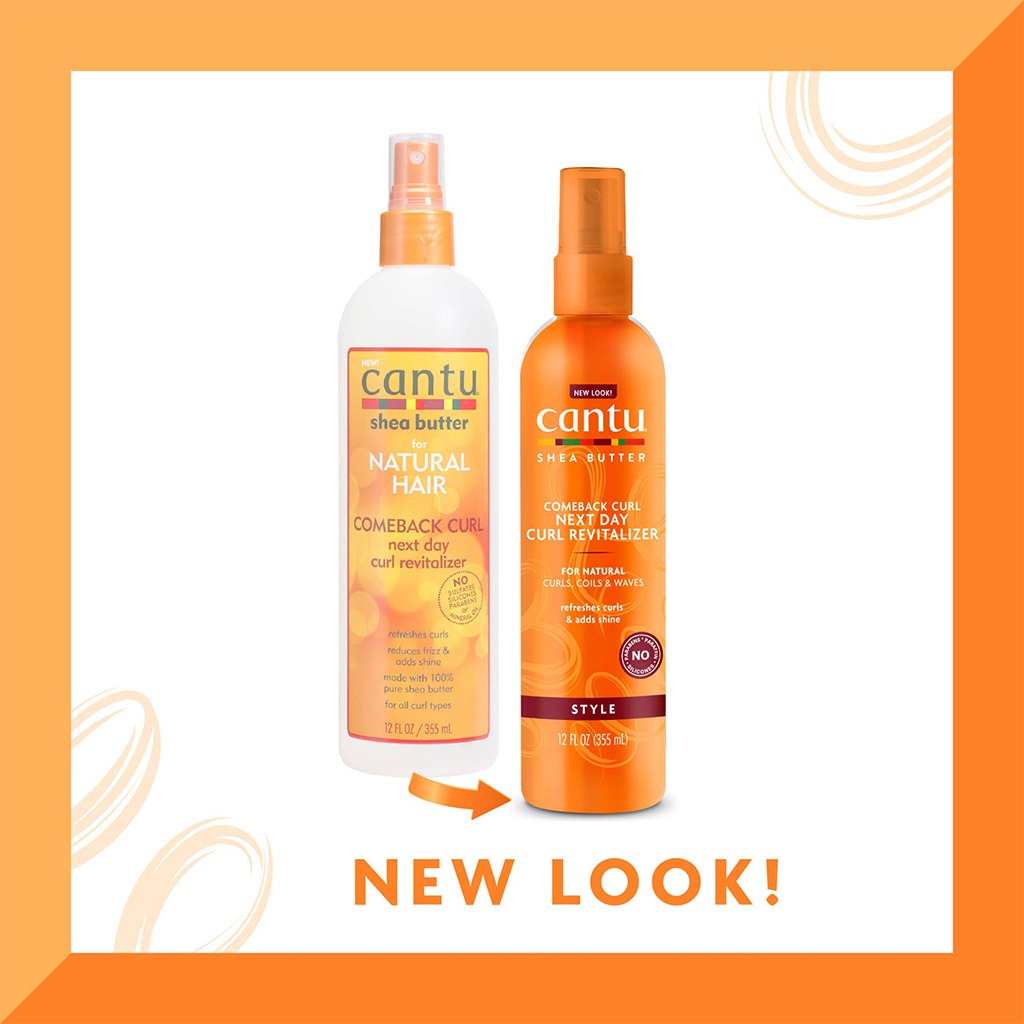 Cantu Natural Hair Comeback Curl Next Day Curl Revitalizer With Shea Butter 355ml - Easy Pharmacy LLC