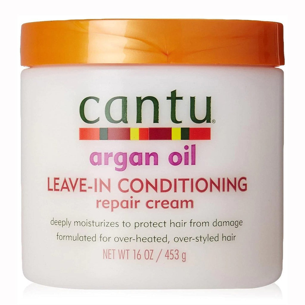 Cantu Argan Oil Leave-In Conditioning Repair Cream For Damaged Hair 453g - Easy Pharmacy LLC