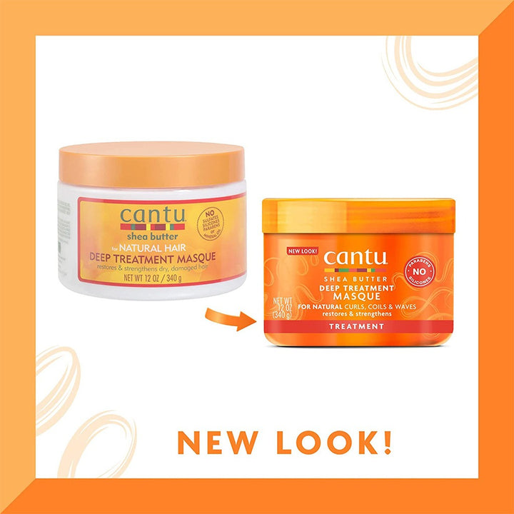 Cantu Natural hair Shea Butter Sulfate & Paraben Free Deep Treatment Restoring Masque 340g - Easy Pharmacy LLC