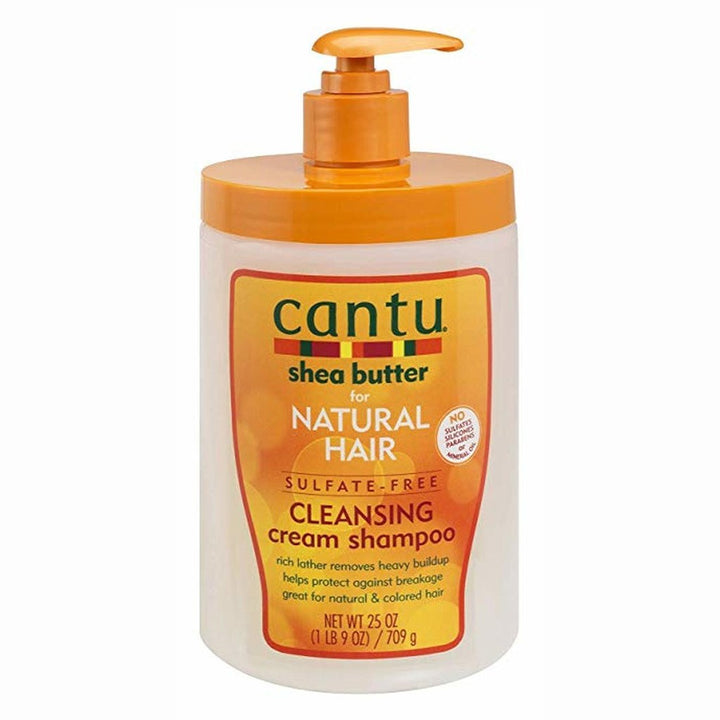 Cantu Shea Butter Sulfate & Paraben Free Cleansing Cream Shampoo For Natural Curls, Coils & Waves 709g - Easy Pharmacy LLC