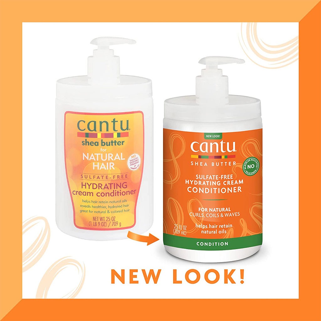 Cantu Shea Butter Sulfate & Paraben Free Hydrating Cream Conditioner For Natural Curls, Coils & Waves 709g - Easy Pharmacy LLC
