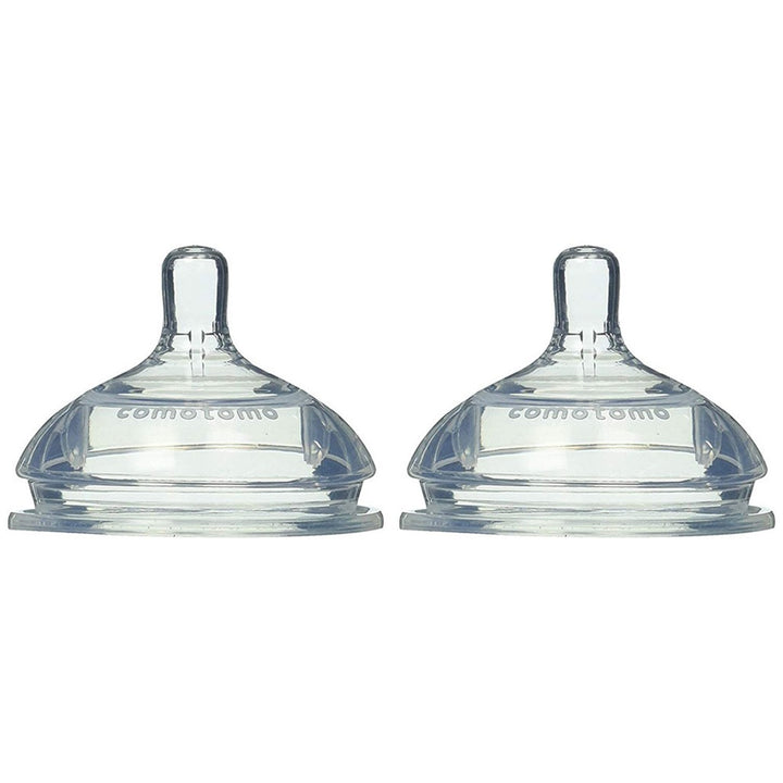 Comotomo Natural Teat Silicone Nipple Slow Flow, Pack of 2's - Easy Pharmacy LLC