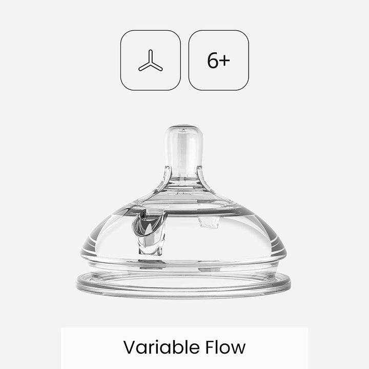 Comotomo Natural Teat Silicone Nipple Variable Flow, Pack of 2's - Easy Pharmacy LLC