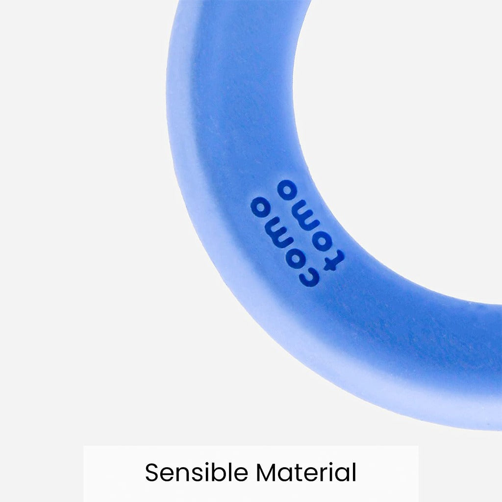 Comotomo Easy To Grab Silicone Baby Teether Blue - Easy Pharmacy LLC